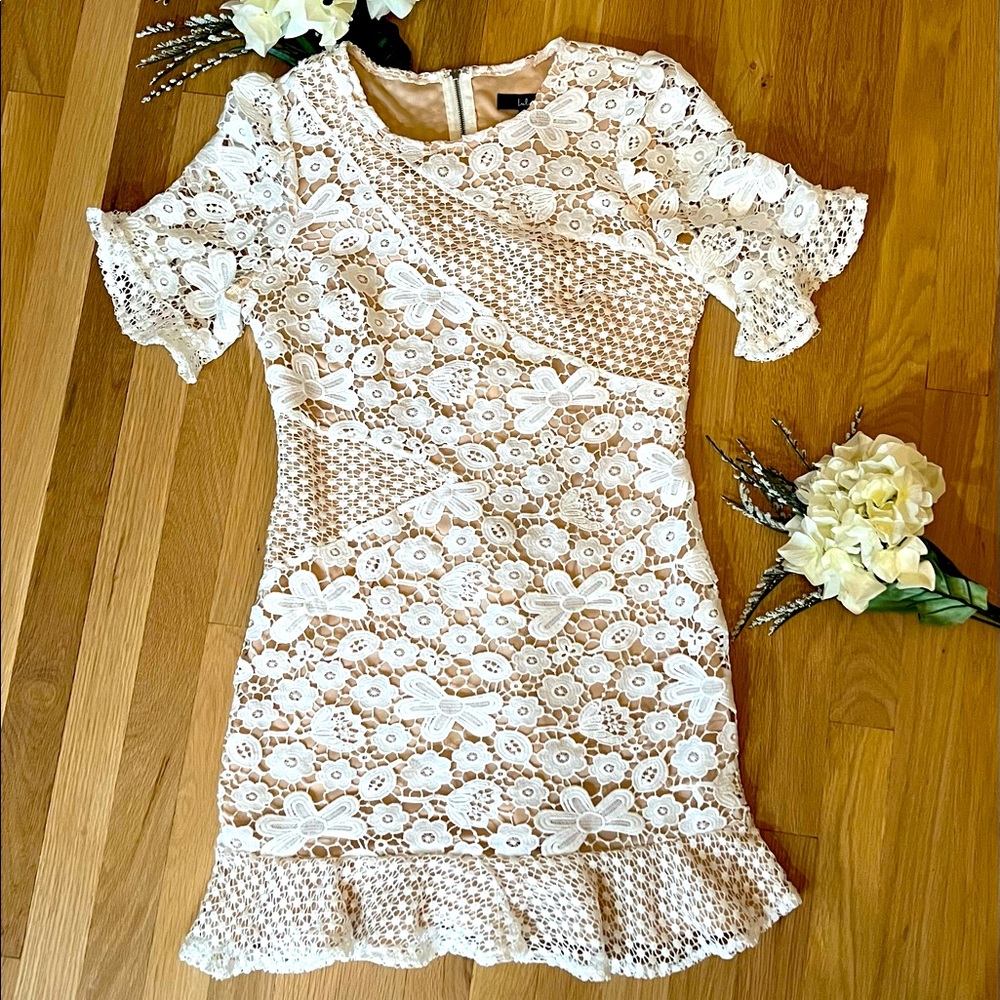 Little White Lace Dress